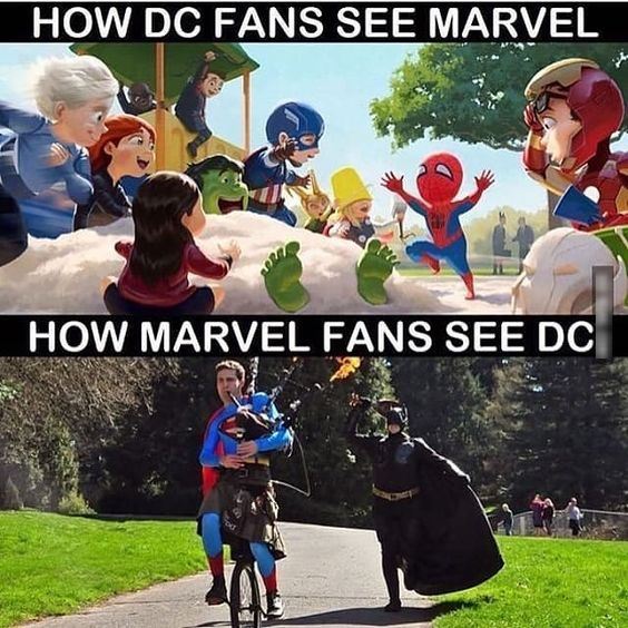 dcvsmarvel meme