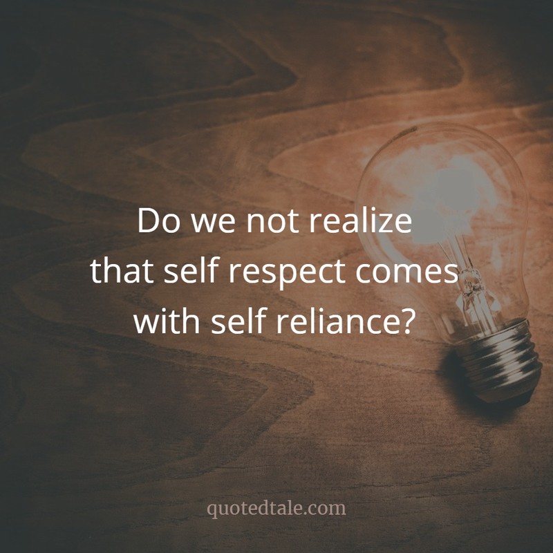 self respect